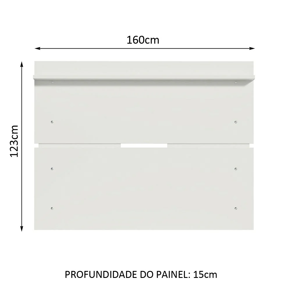 Painel para TV até 65 Polegadas Madesa Branco - Image 3