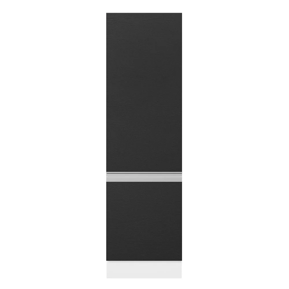 Paneleiro 100% MDF 60 cm 2 Portas Branco/Preto Acordes Madesa - Image 6