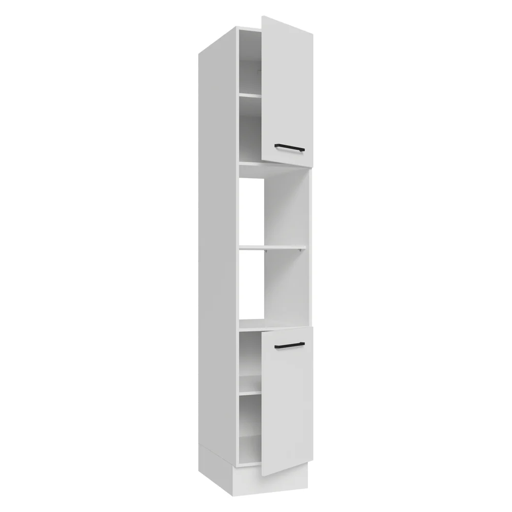 Paneleiro 40 x 60 cm 2 Portas e 2 Nichos Branco Agata Madesa - Image 6