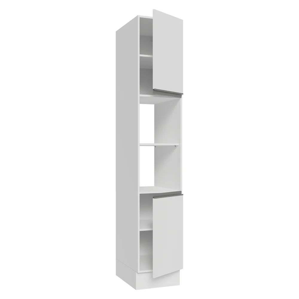 Paneleiro 40 x 60 cm 2 Portas e 2 Nichos Branco Glamy Madesa - Image 6