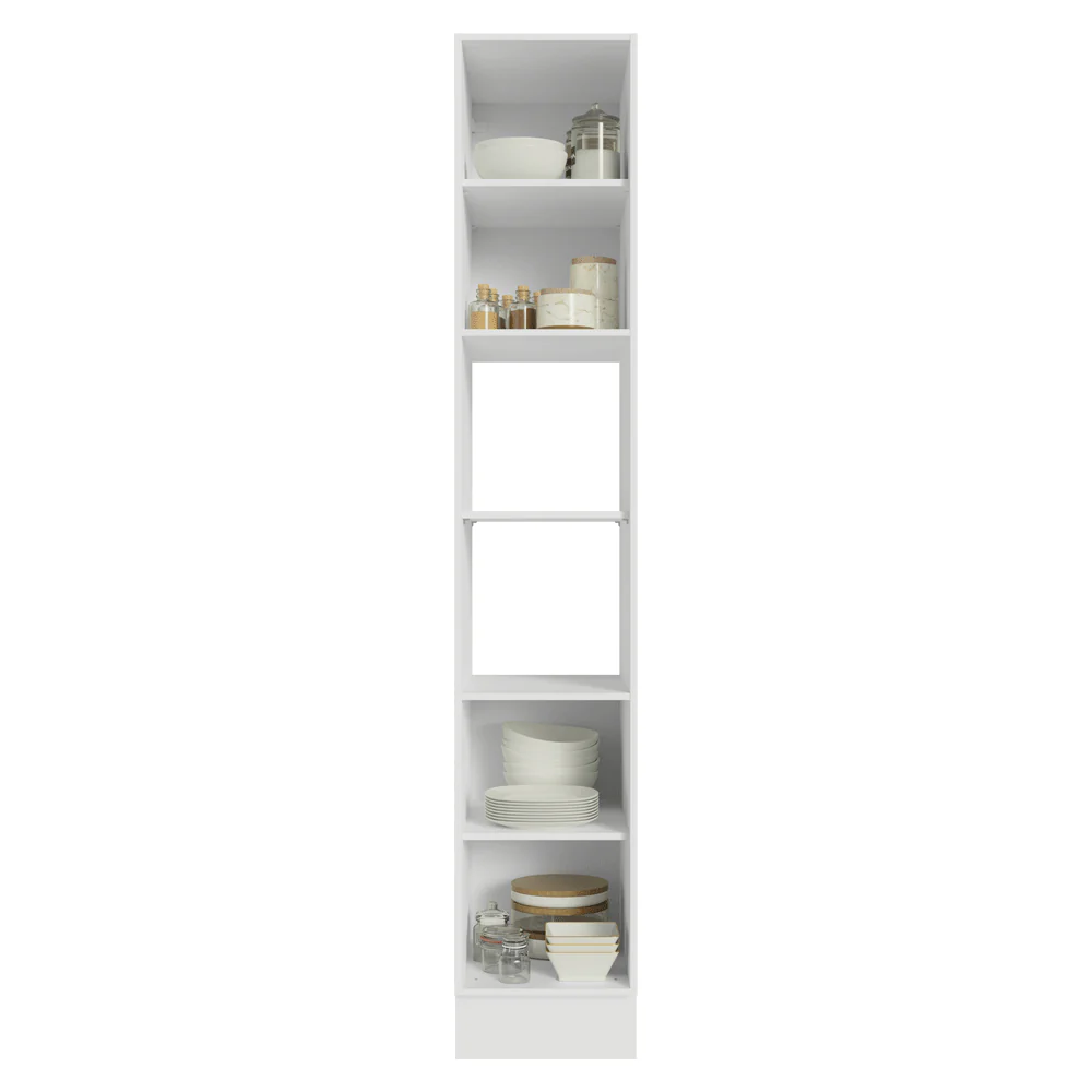Paneleiro 40 x 60 cm 2 Portas e 2 Nichos Branco Vik Madesa - Image 5
