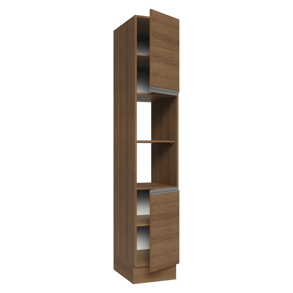 Paneleiro 40 x 60 cm 2 Portas e 2 Nichos Rustic Glamy Madesa - Image 6