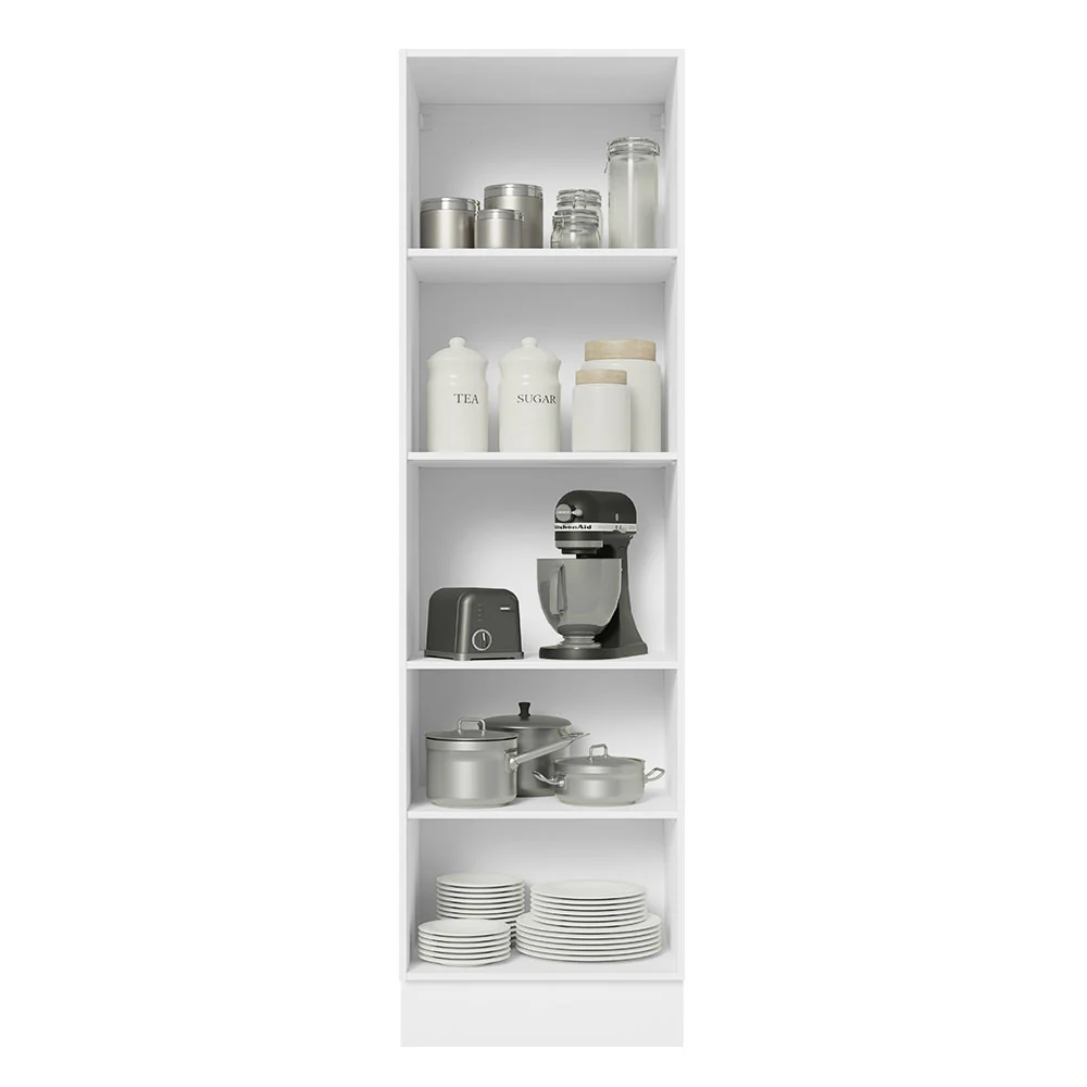 Paneleiro Madesa Acordes 100% MDF 60 cm 2 Portas Branco/Rustic - Image 3