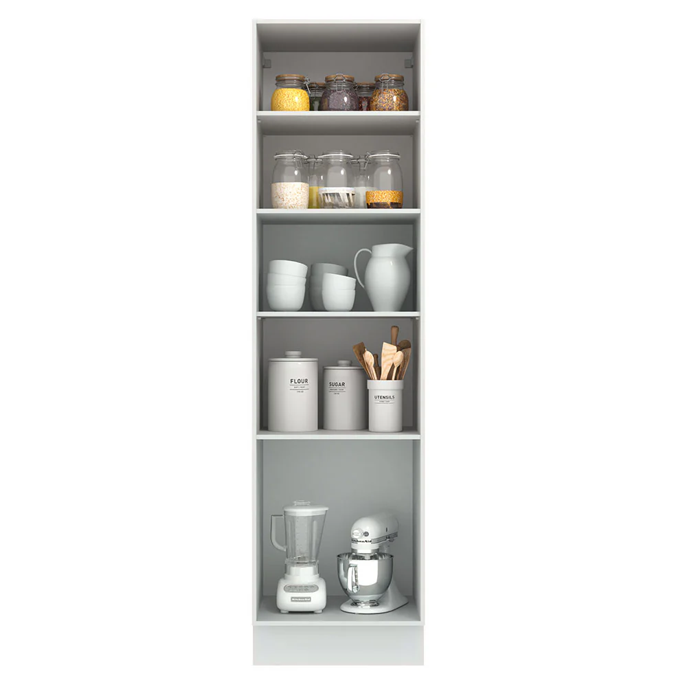Paneleiro Madesa Agata 60 x 60 cm 3 Portas Branco/Cinza - Image 3