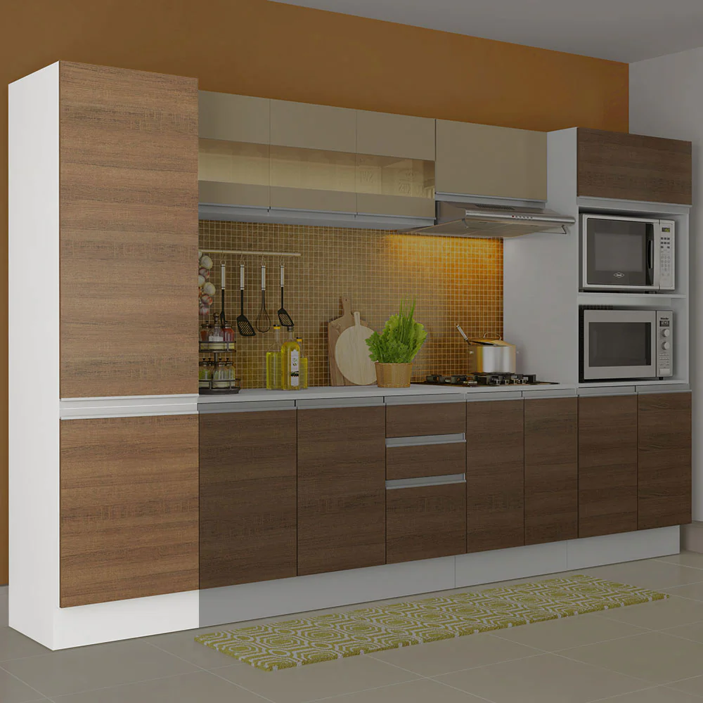 Paneleiro Madesa Smart 2 Portas Branco/Rustic - Image 2