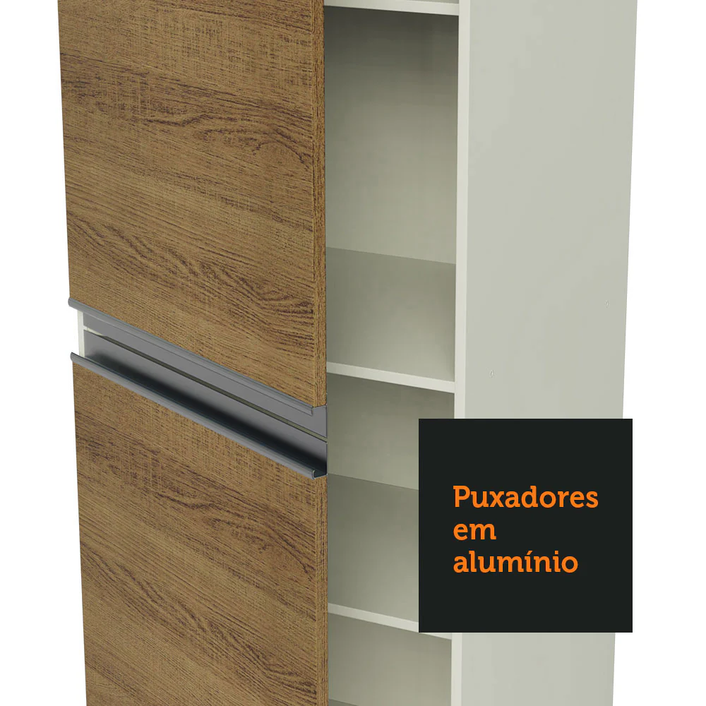 Paneleiro Madesa Smart 2 Portas Branco/Rustic - Image 7