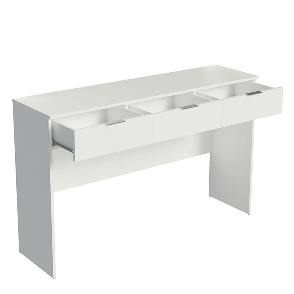 Penteadeira Madesa Camarim Carly com 3 Gavetas (Sem Painel) Branco - Image 9