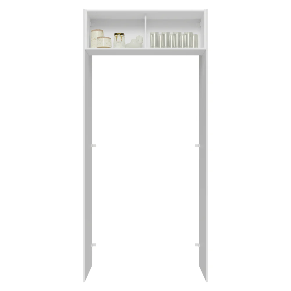 Porta-Geladeira 103 cm 1 Porta Basculante Branco Agata Madesa - Image 4