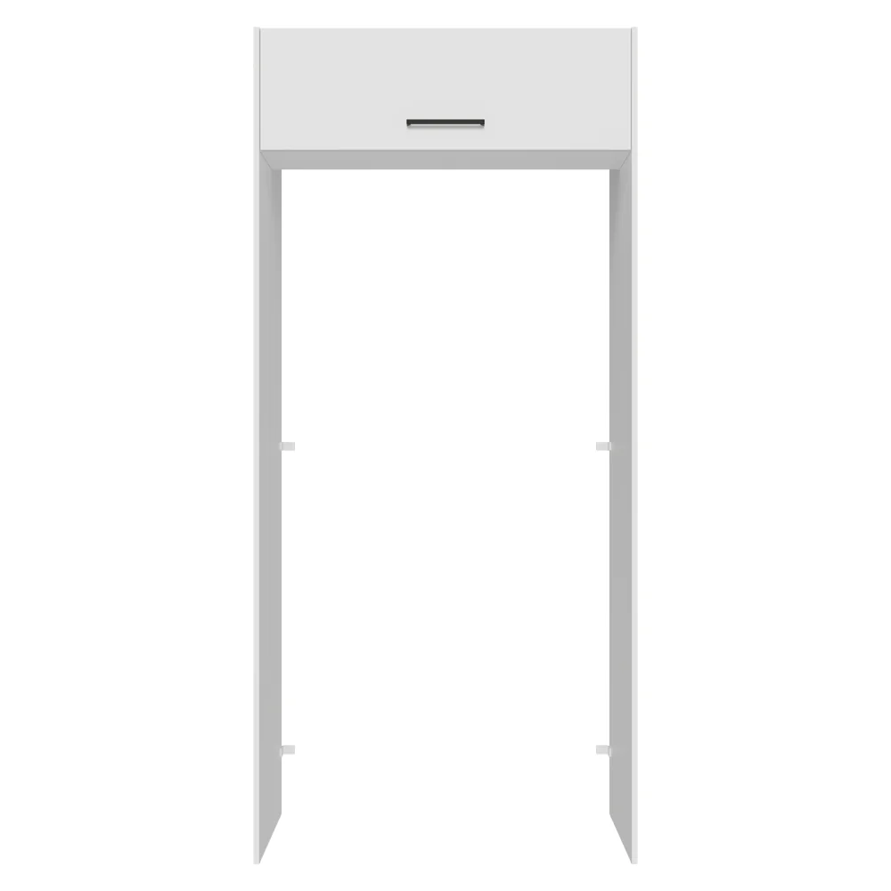 Porta-Geladeira 103 cm 1 Porta Basculante Branco Agata Madesa - Image 6