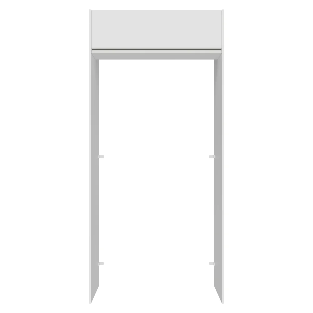Porta-Geladeira 103 cm 1 Porta Basculante Branco Glamy Madesa - Image 6