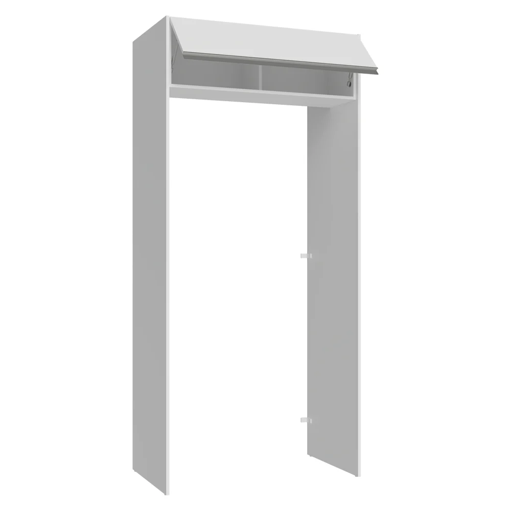 Porta-Geladeira 103 cm 1 Porta Basculante Branco Glamy Madesa - Image 7