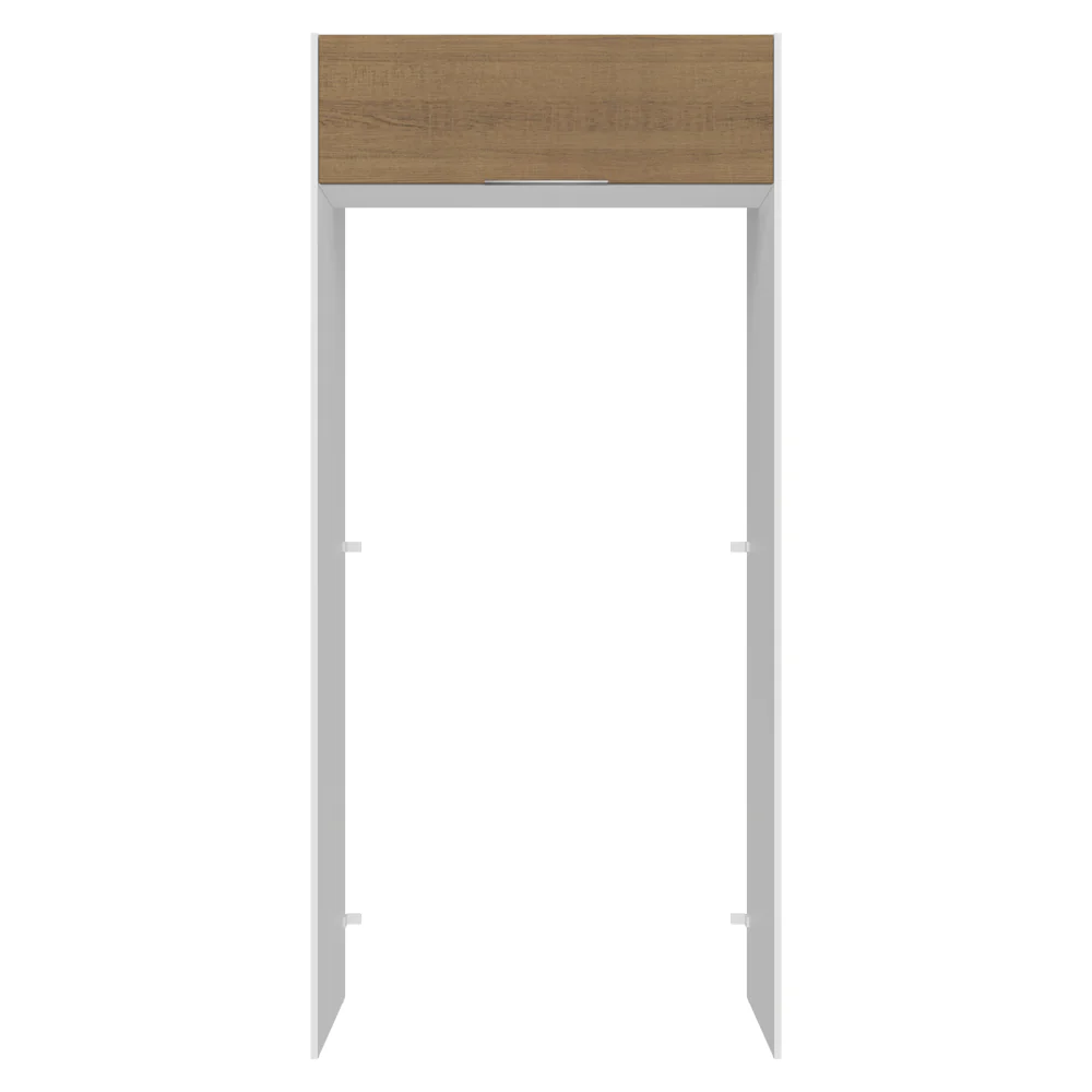 Porta-Geladeira 103 cm 1 Porta Basculante Branco/Rustic Stella Madesa - Image 6
