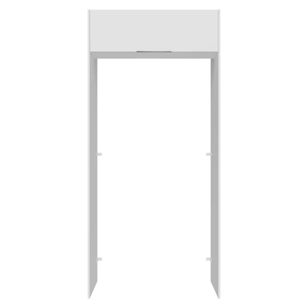 Porta-Geladeira 103 cm 1 Porta Basculante Branco Stella Madesa - Image 6