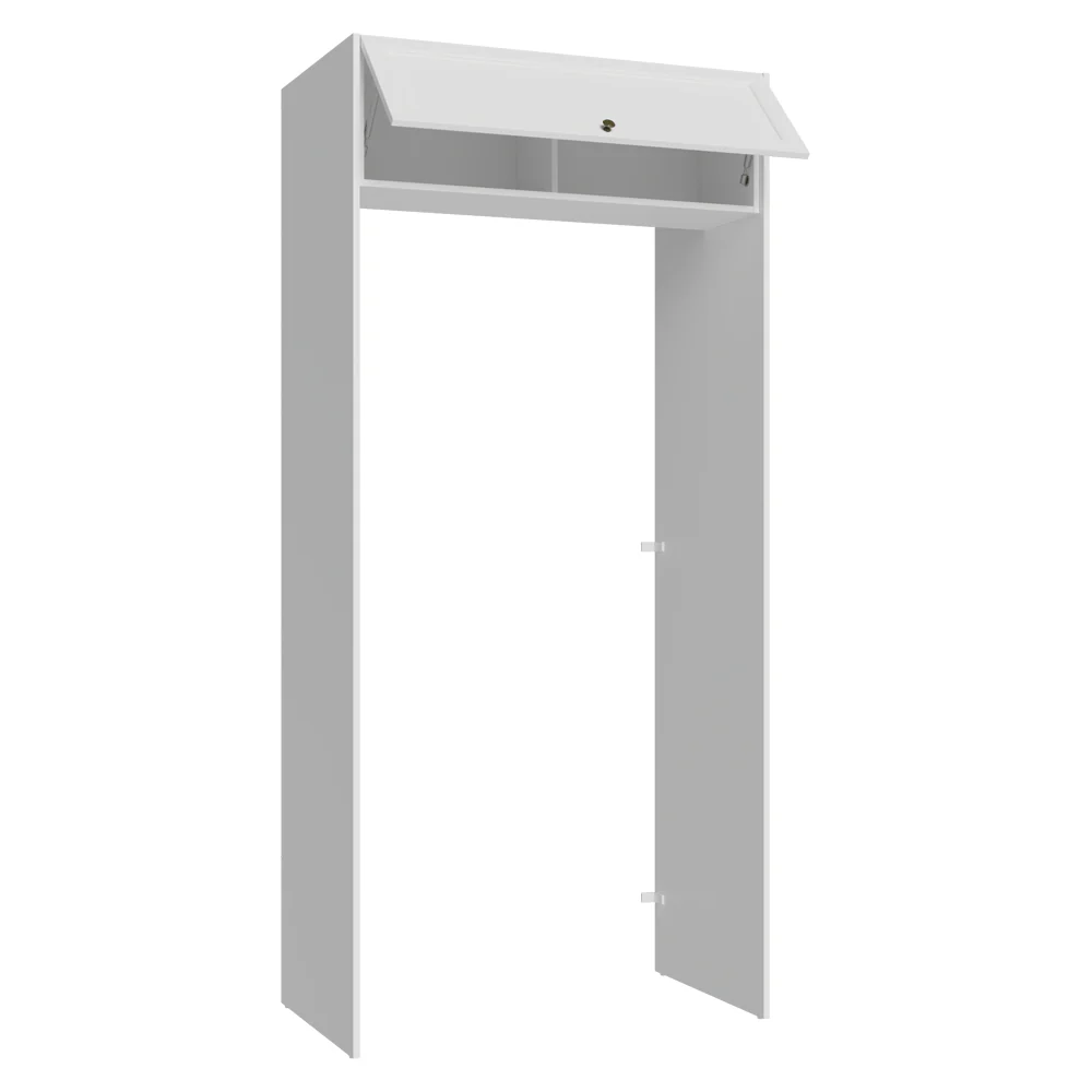 Porta-Geladeira 103 cm 1 Porta Basculante Branco Vik Madesa - Image 5