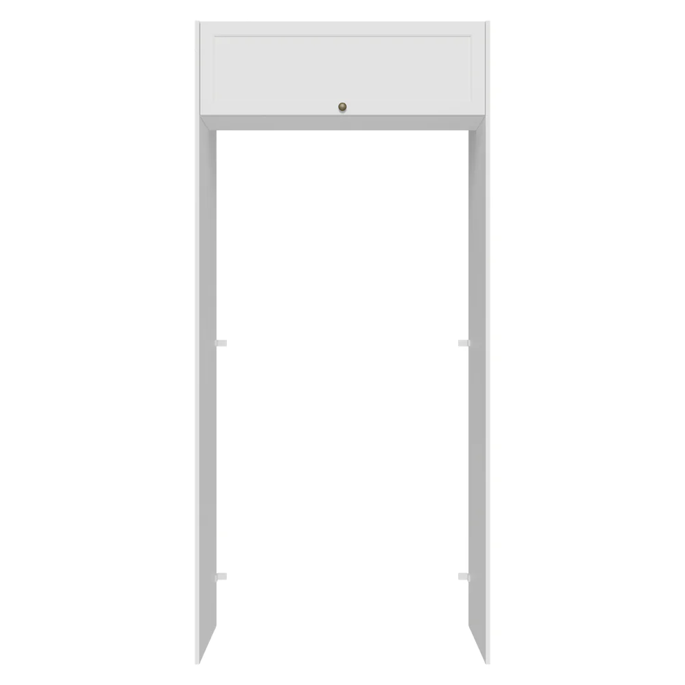 Porta-Geladeira 103 cm 1 Porta Basculante Branco Vik Madesa - Image 9