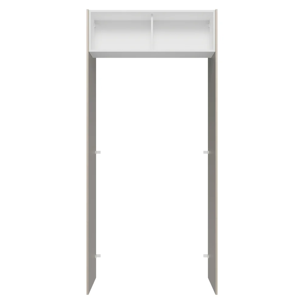 Porta-Geladeira 103 cm 1 Porta Basculante Crema/Branco/Crema Agata Madesa - Image 10