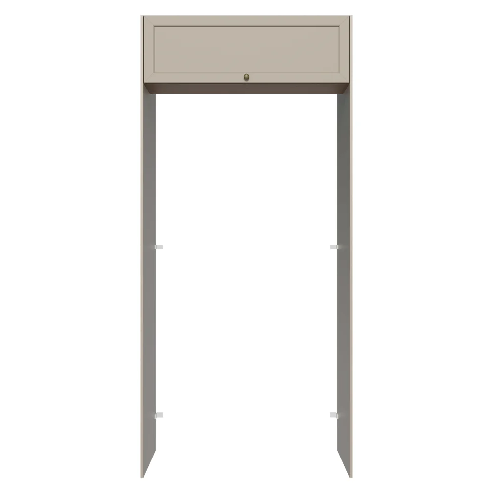 Porta-Geladeira 103 cm 1 Porta Basculante Crema/Rustic/Crema Vik Madesa - Image 11