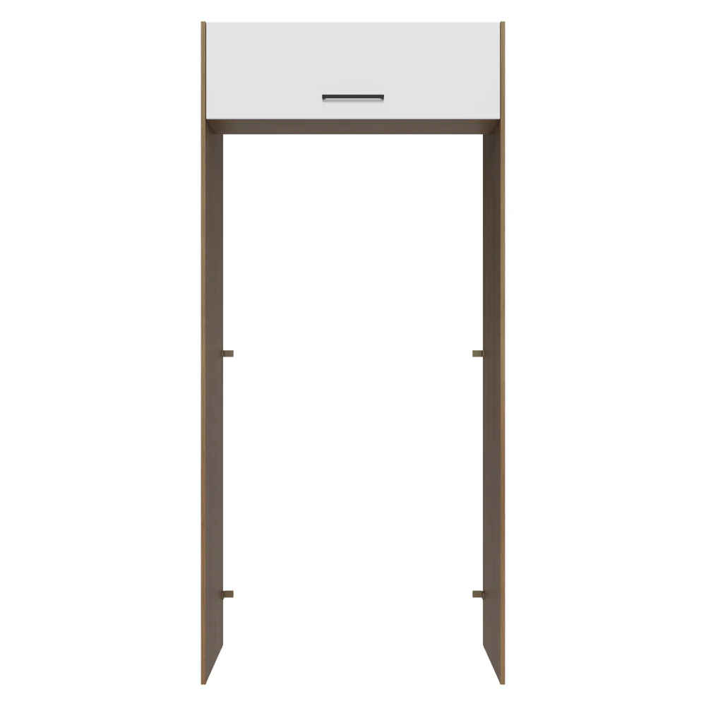 Porta-Geladeira 103 cm 1 Porta Basculante Rustic/Branco Agata Madesa - Image 6