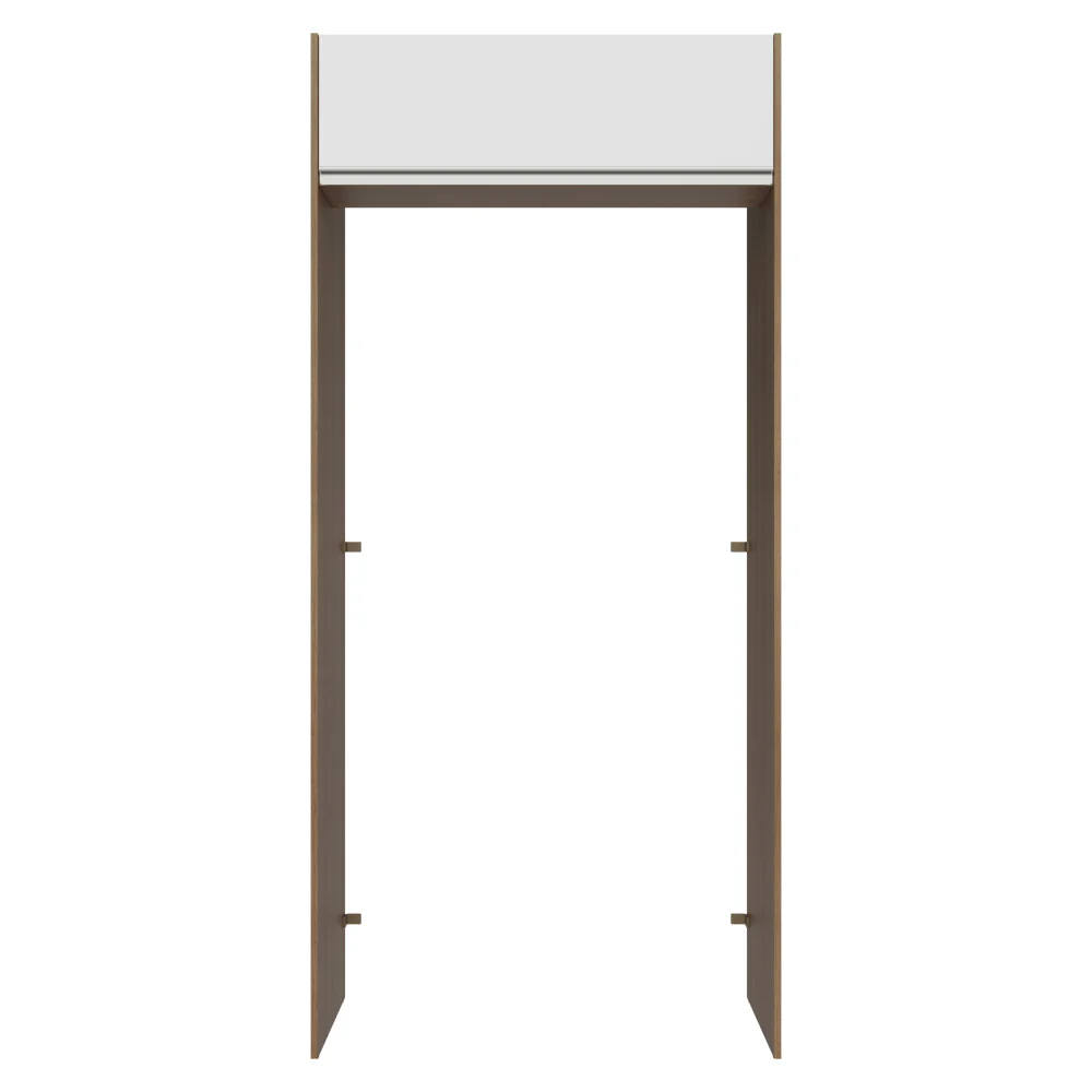 Porta-Geladeira 103 cm 1 Porta Basculante Rustic/Branco Glamy Madesa - Image 6
