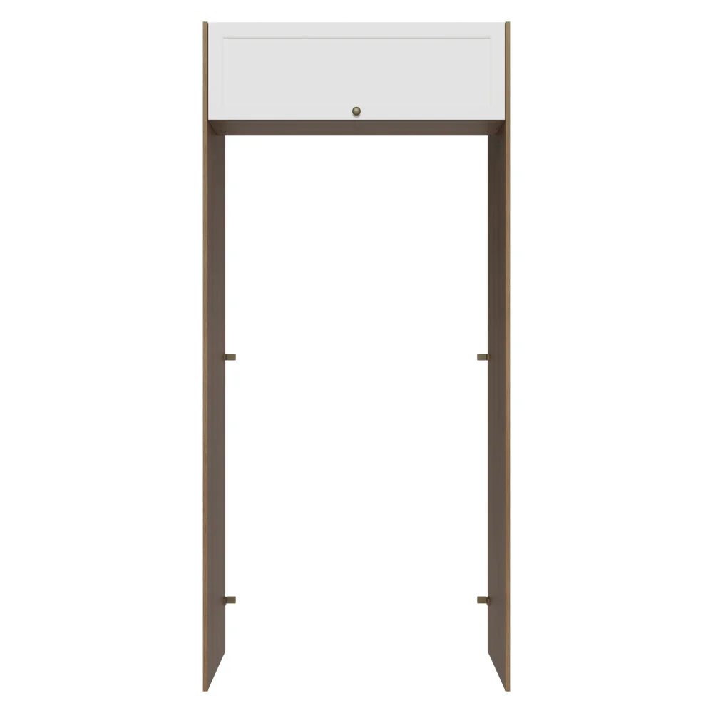 Porta-Geladeira 103 cm 1 Porta Basculante Rustic/Branco Vik Madesa - Image 10