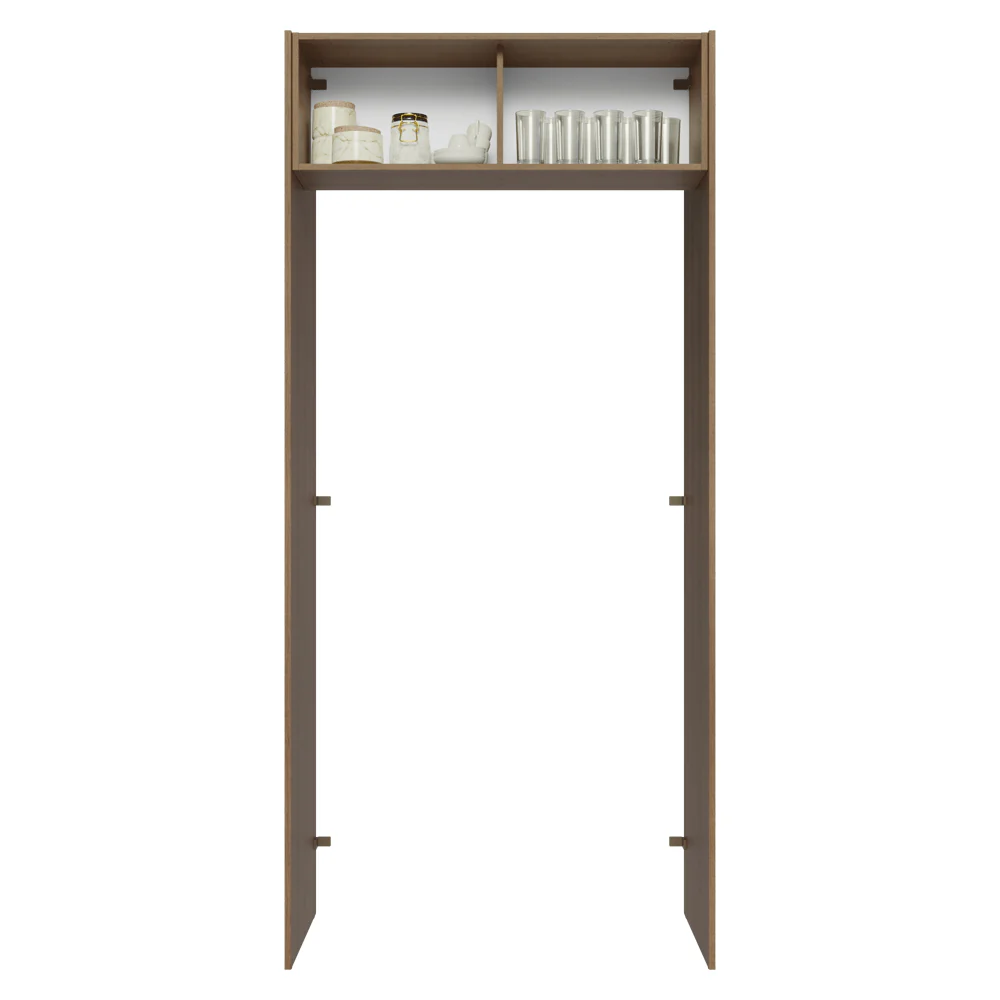 Porta-Geladeira 103 cm 1 Porta Basculante Rustic/Branco Vik Madesa - Image 4