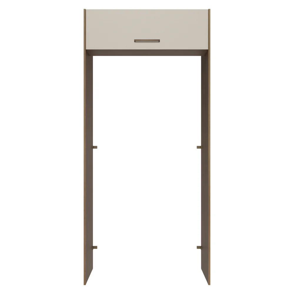 Porta-Geladeira 103 cm 1 Porta Basculante Rustic/Crema Agata Madesa - Image 6