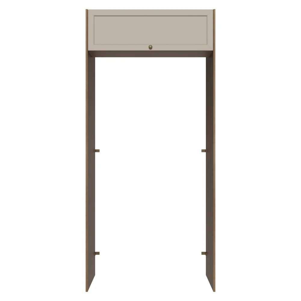 Porta-Geladeira 103 cm 1 Porta Basculante Rustic/Crema Vik Madesa - Image 11