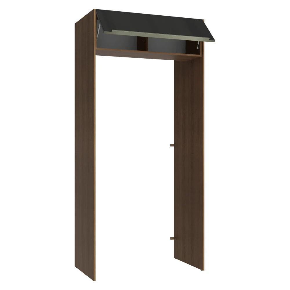 Porta-Geladeira 103 cm 1 Porta Basculante Rustic/Preto Lux Madesa - Image 5
