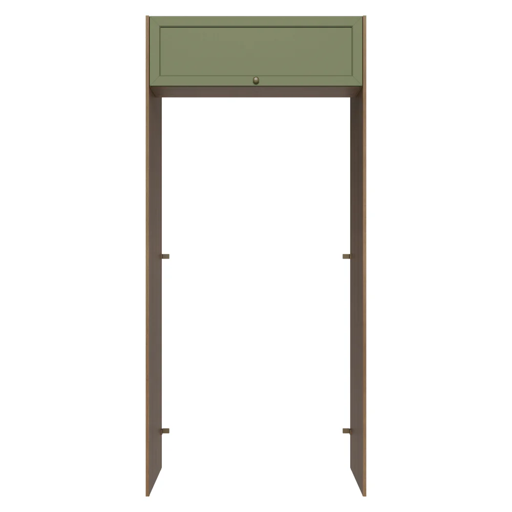 Porta-Geladeira 103 cm 1 Porta Basculante Rustic/Verde Vik Madesa - Image 10