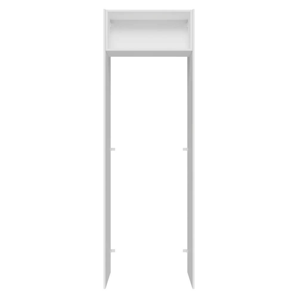Porta-Geladeira 73 cm 1 Porta Basculante Branco/Cinza Agata Madesa - Image 10