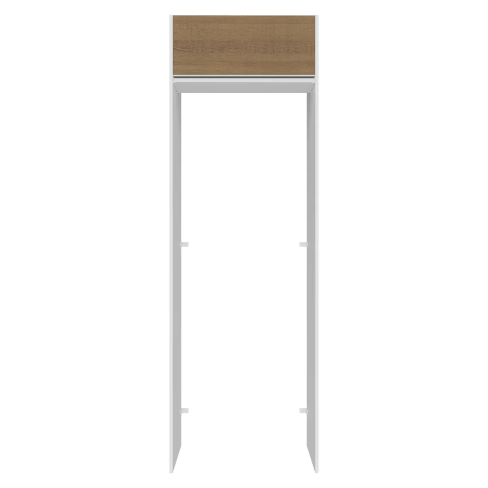 Porta-Geladeira 73 cm 1 Porta Basculante Branco/Rustic Glamy Madesa - Image 6