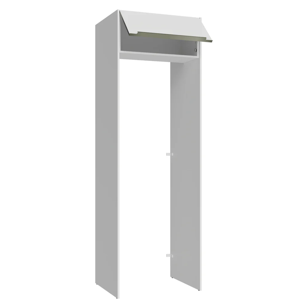 Porta-Geladeira 73 cm 1 Porta Basculante Branco Veludo Lux Madesa - Image 5