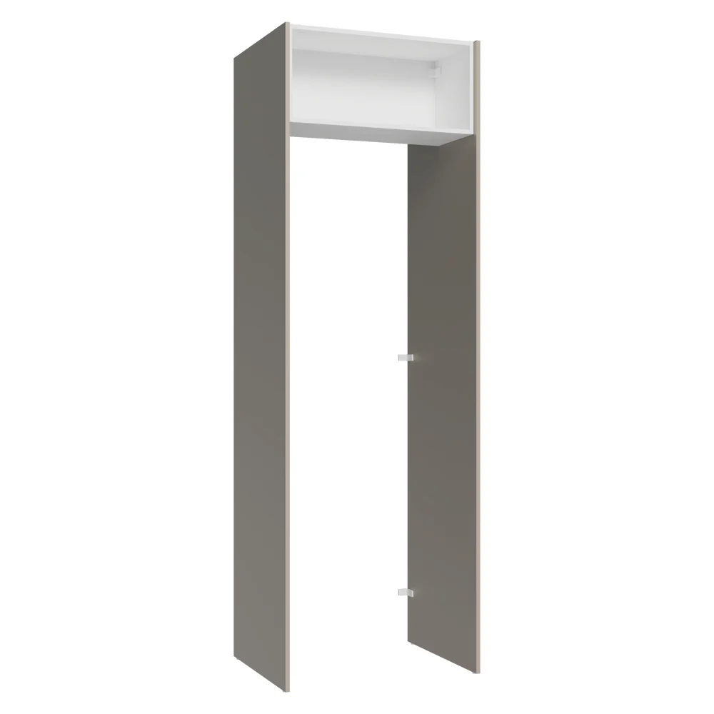 Porta-Geladeira 73 cm 1 Porta Basculante Crema/Branco/Crema Agata Madesa - Image 11