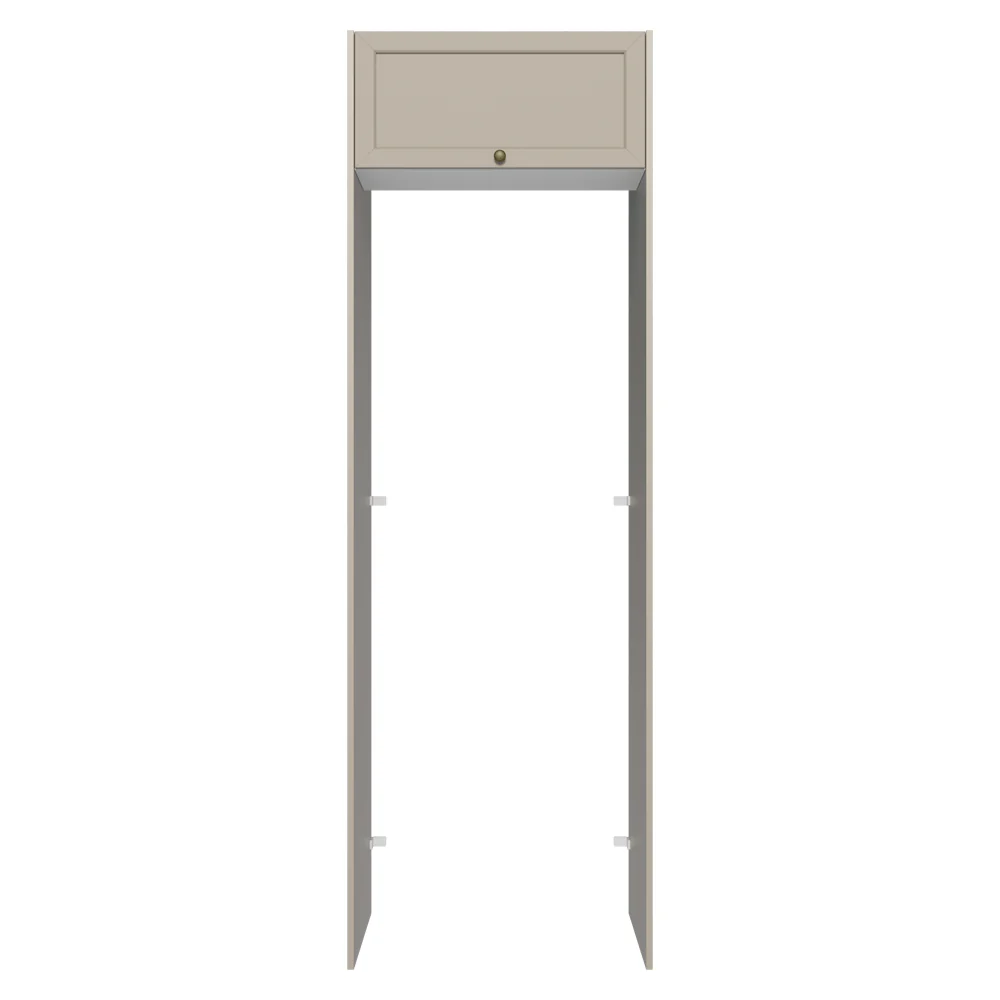 Porta-Geladeira 73 cm 1 Porta Basculante Crema/Branco/Crema Vik Madesa - Image 11