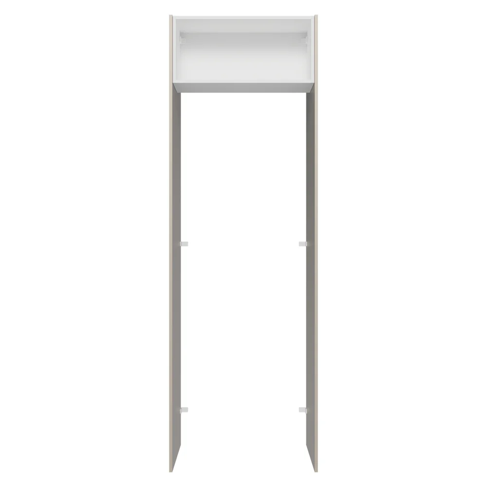 Porta-Geladeira 73 cm 1 Porta Basculante Crema/Branco/Crema Vik Madesa - Image 12
