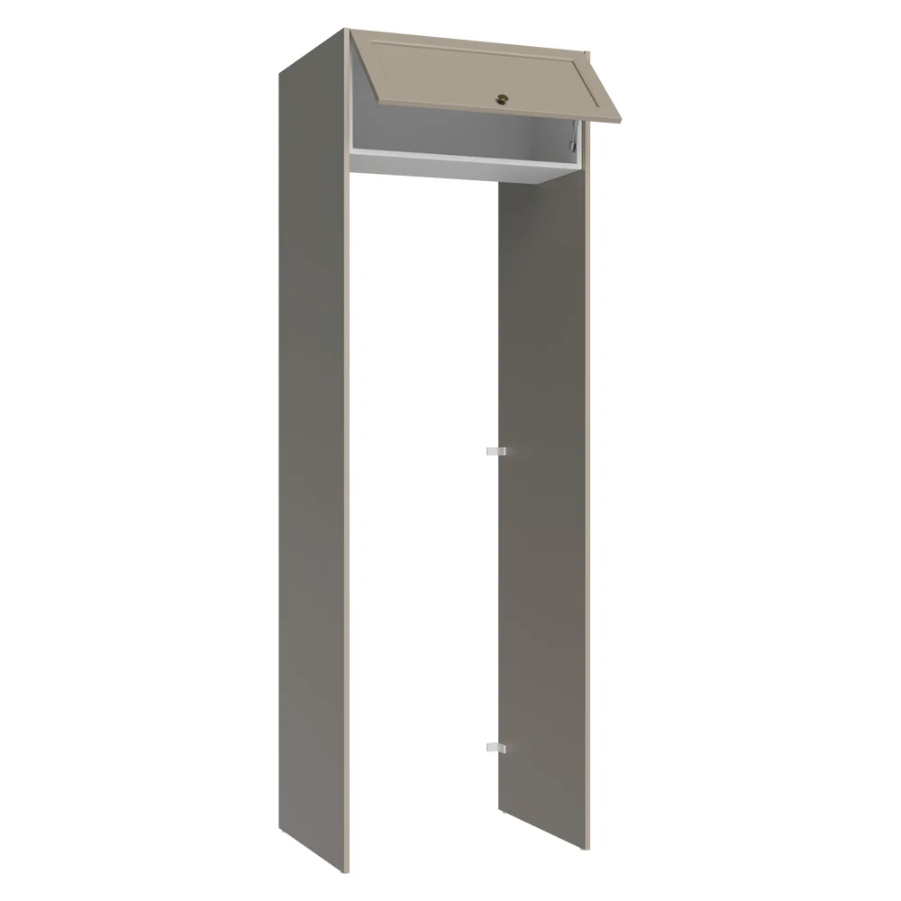 Porta-Geladeira 73 cm 1 Porta Basculante Crema/Branco/Crema Vik Madesa - Image 8