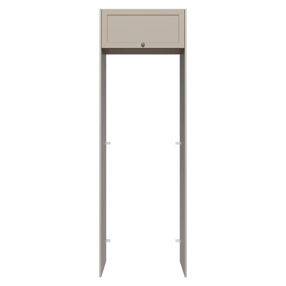 Porta-Geladeira 73 cm 1 Porta Basculante Crema/Rustic/Crema Vik Madesa - Image 11