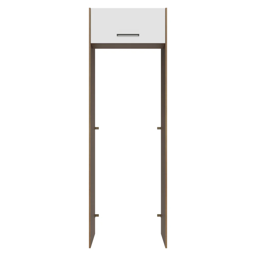 Porta-Geladeira 73 cm 1 Porta Basculante Rustic/Branco Agata Madesa - Image 6
