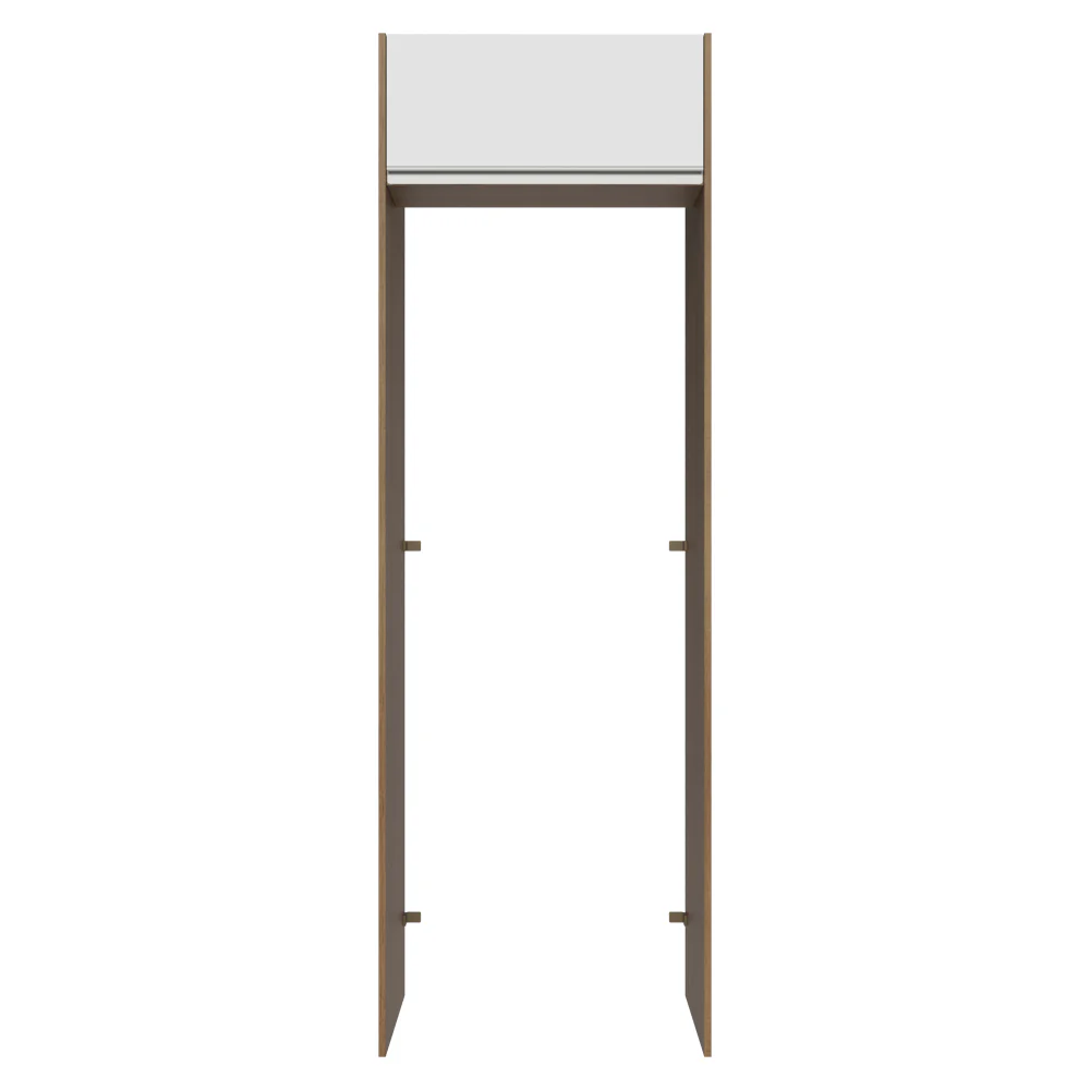 Porta-Geladeira 73 cm 1 Porta Basculante Rustic/Branco Glamy Madesa - Image 6