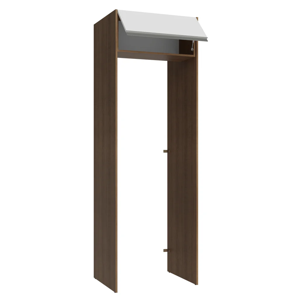 Porta-Geladeira 73 cm 1 Porta Basculante Rustic/Branco Glamy Madesa - Image 7