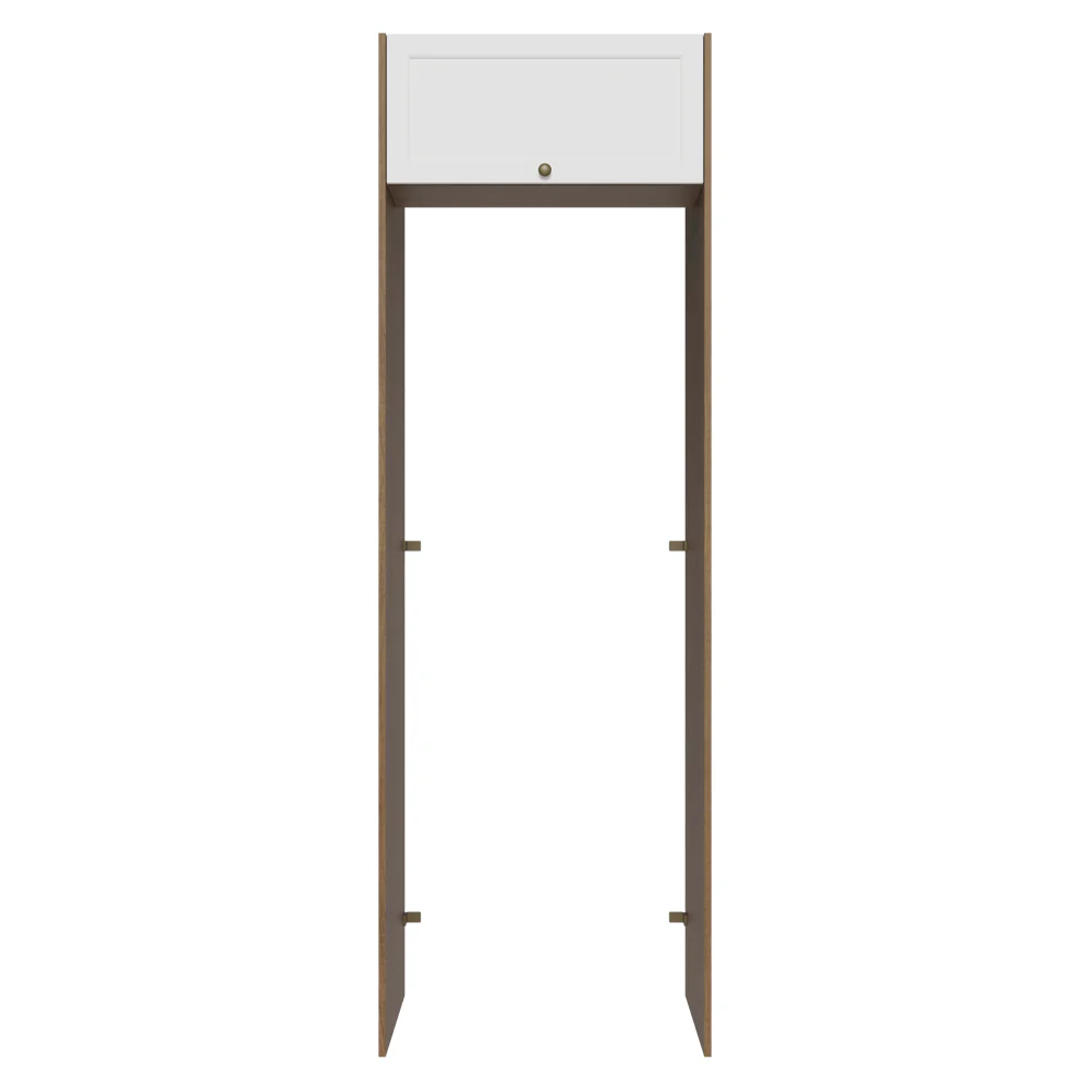 Porta-Geladeira 73 cm 1 Porta Basculante Rustic/Branco Vik Madesa - Image 10