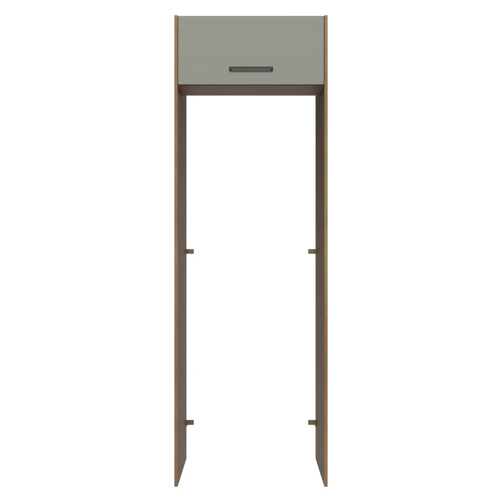 Porta-Geladeira 73 cm 1 Porta Basculante Rustic/Cinza Agata Madesa - Image 6