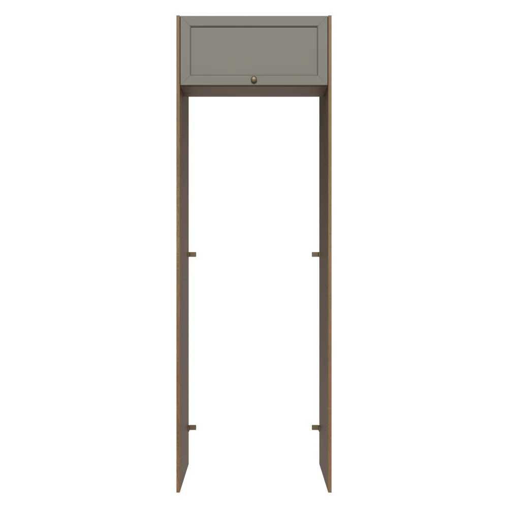 Porta-Geladeira 73 cm 1 Porta Basculante Rustic/Cinza Vik Madesa - Image 10