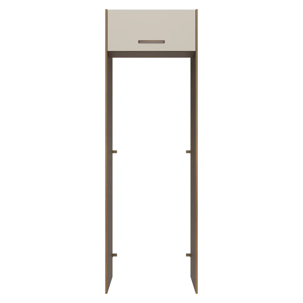 Porta-Geladeira 73 cm 1 Porta Basculante Rustic/Crema Agata Madesa - Image 6