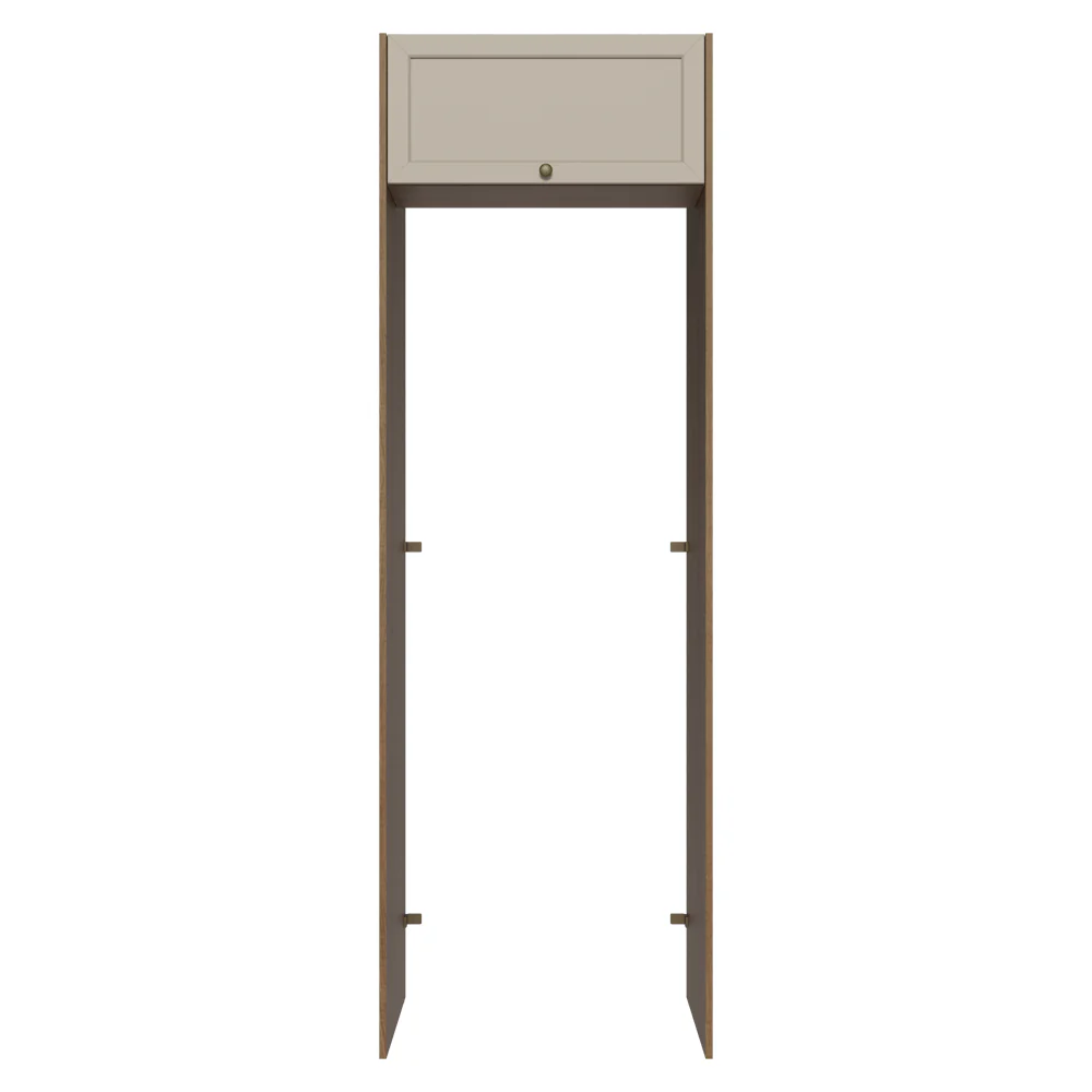 Porta-Geladeira 73 cm 1 Porta Basculante Rustic/Crema Vik Madesa - Image 11