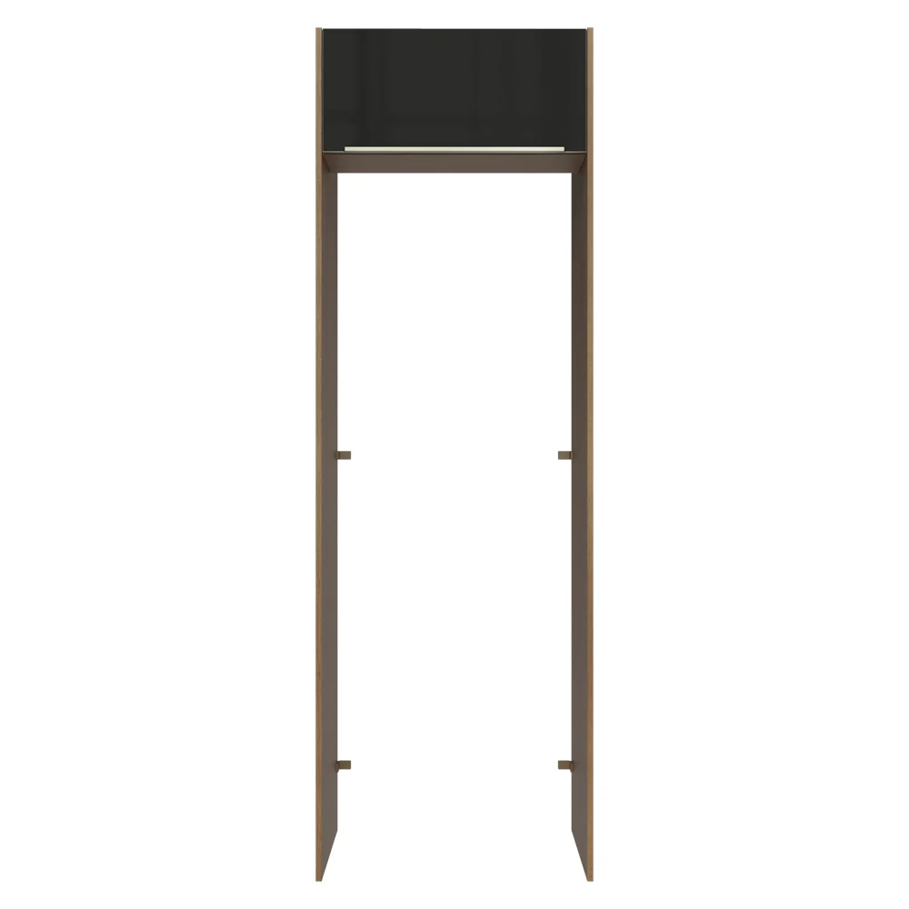 Porta-Geladeira 73 cm 1 Porta Basculante Rustic/Preto Lux Madesa - Image 10
