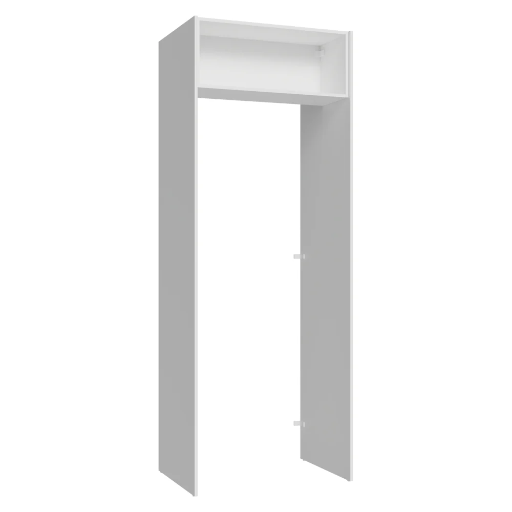 Porta-Geladeira 83 cm 1 Porta Basculante Branco/Cinza Agata Madesa - Image 11