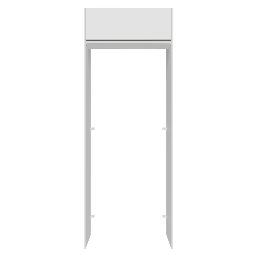 Porta-Geladeira 83 cm 1 Porta Basculante Branco Glamy Madesa - Image 6