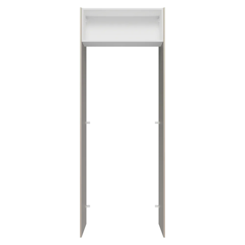 Porta-Geladeira 83 cm 1 Porta Basculante Crema/Branco/Crema Agata Madesa - Image 10