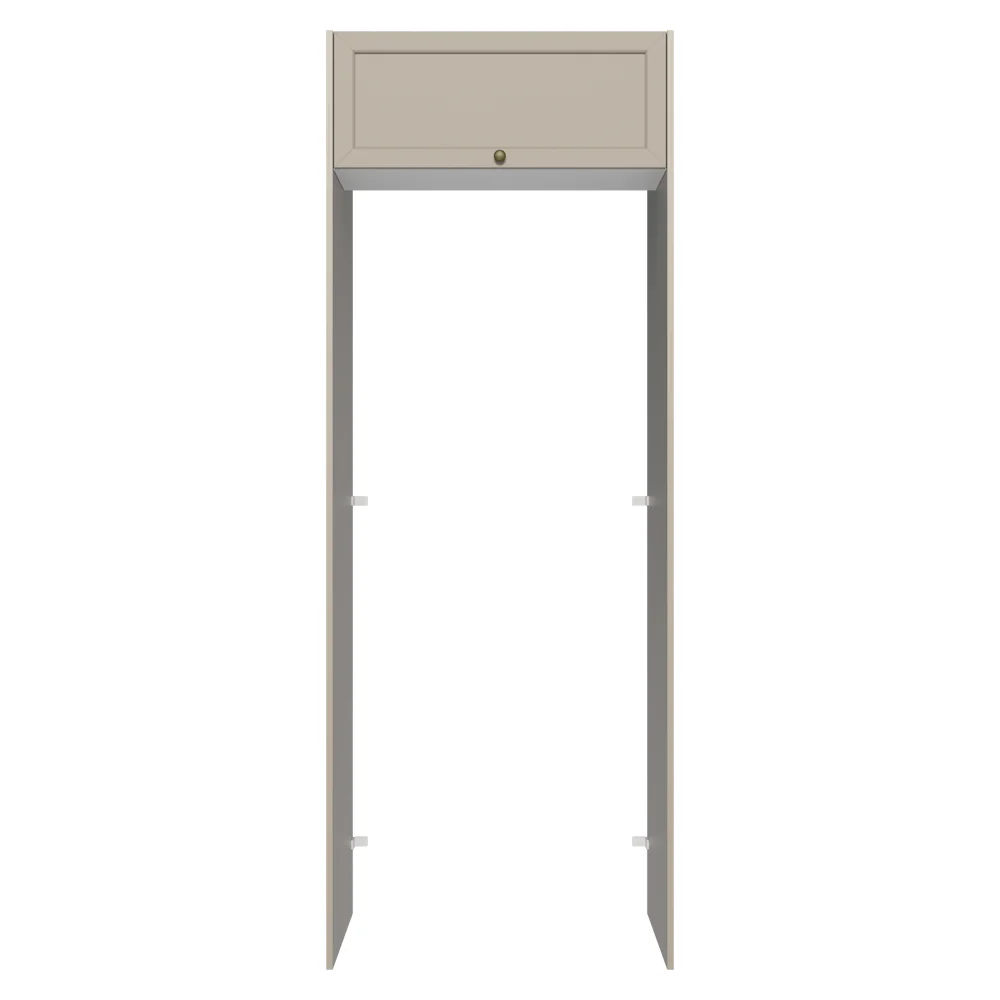 Porta-Geladeira 83 cm 1 Porta Basculante Crema/Branco/Crema Vik Madesa - Image 11